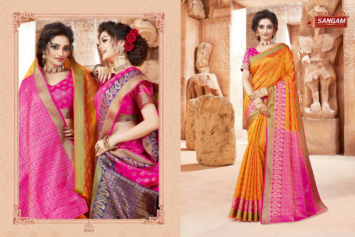 Sangam Presents Shantanam Handloom Silk Sarees