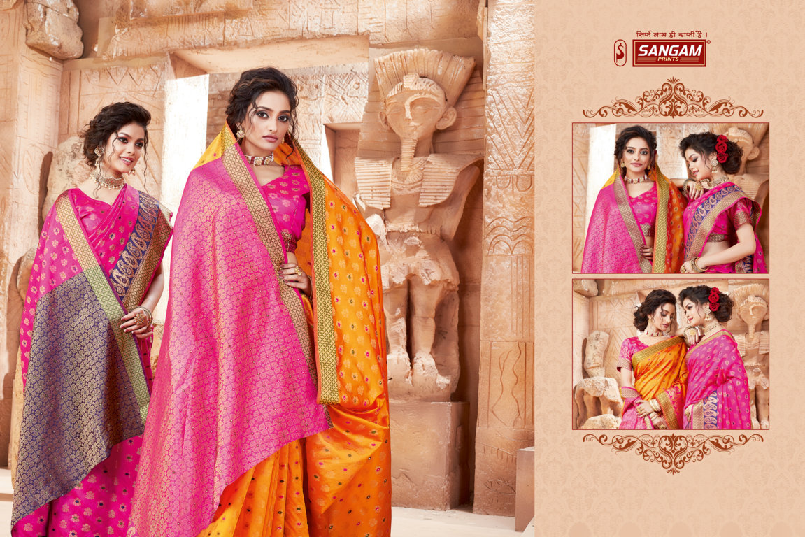 Sangam Presents Shantanam Handloom Silk Sarees