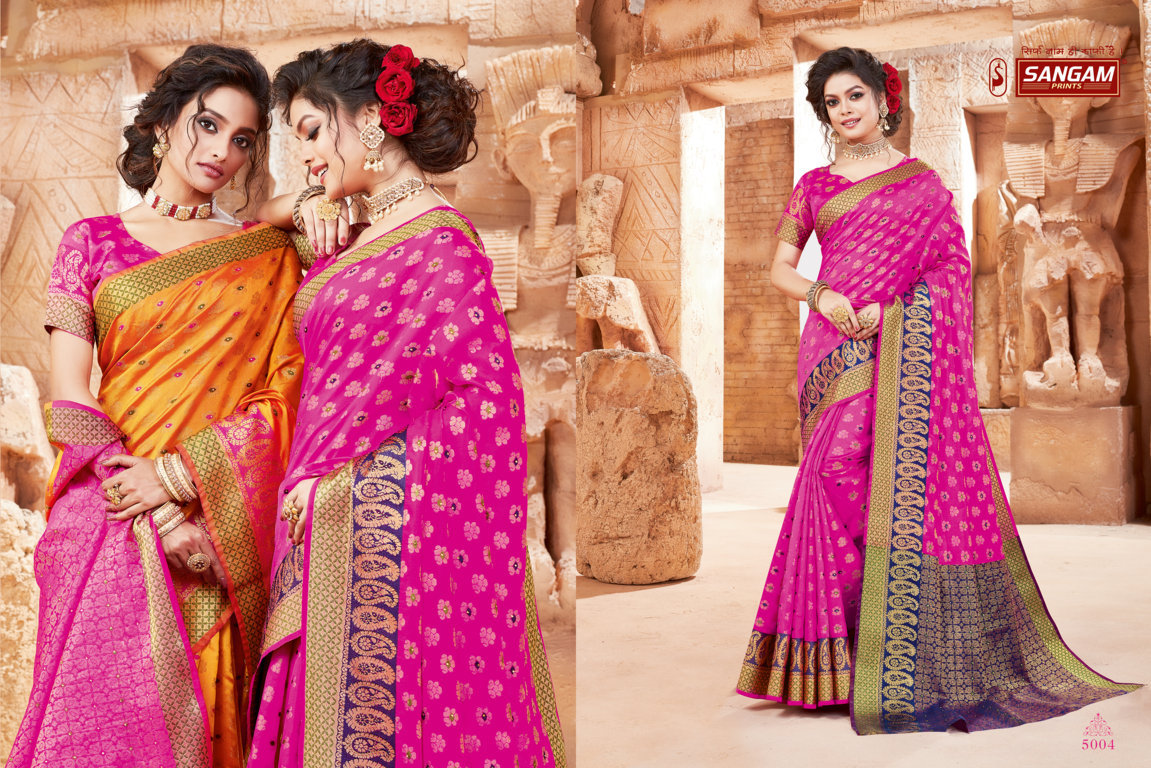 Sangam Presents Shantanam Handloom Silk Sarees