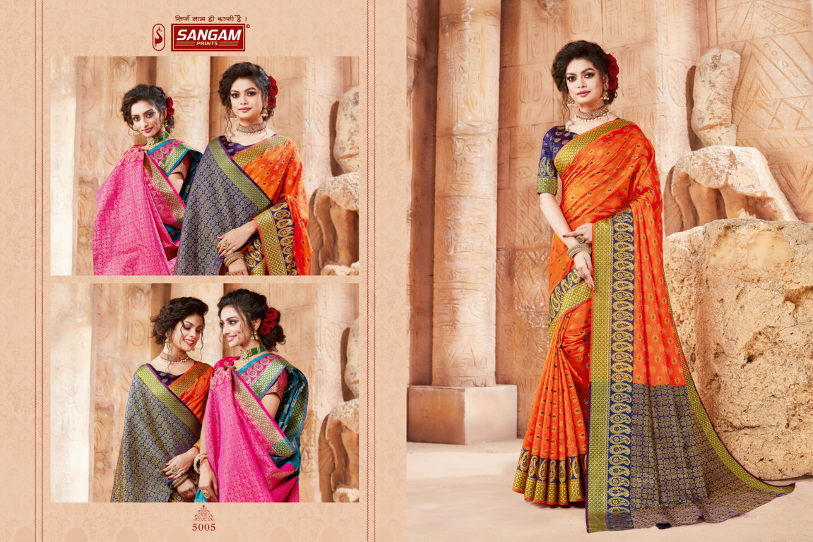 Sangam Presents Shantanam Handloom Silk Sarees