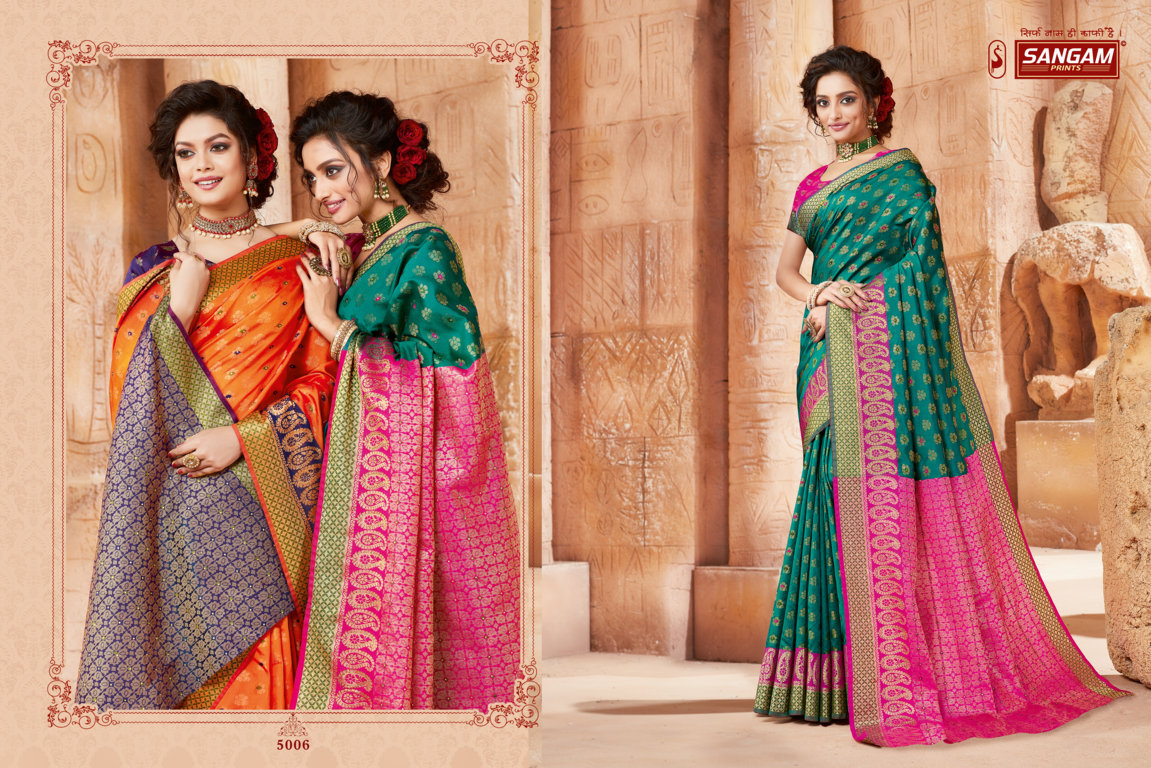 Sangam Presents Shantanam Handloom Silk Sarees
