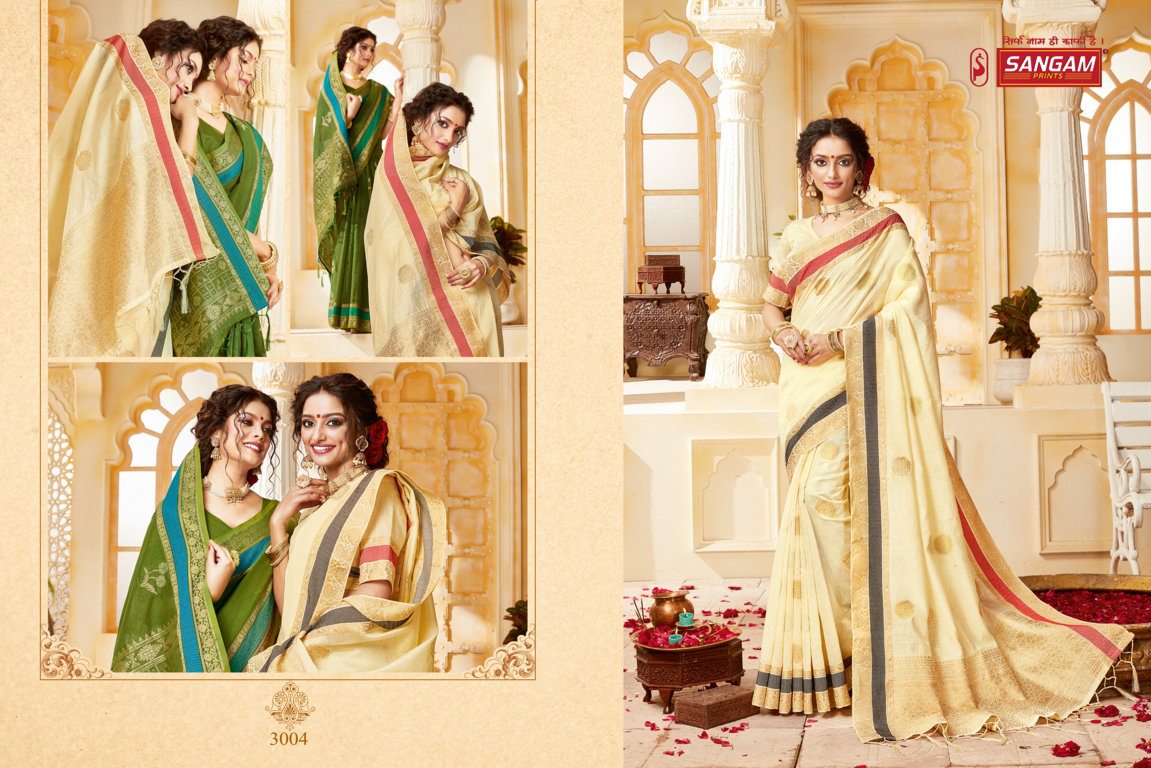 Sangam Presents Indian Handloom Cotton Handloom Sarees