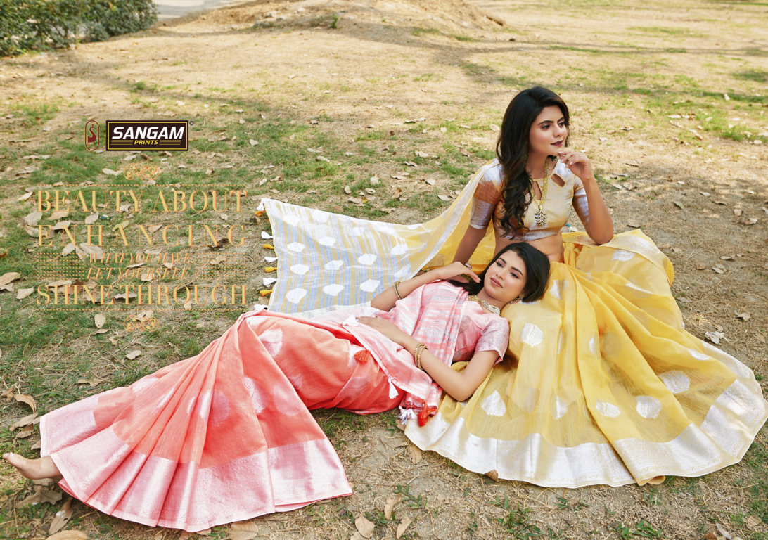 Sangam Presents Pankhudi-3 Sarees Collection
