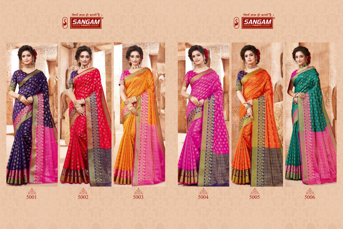 Sangam Presents Shantanam Handloom Silk Sarees