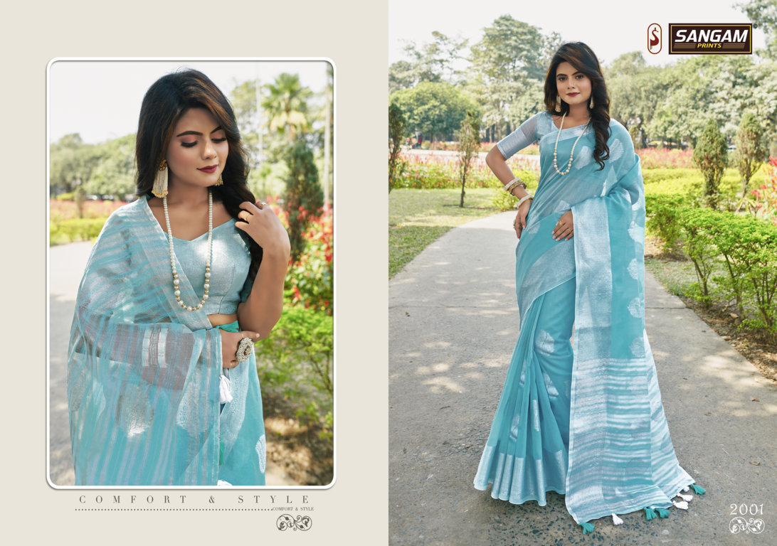Sangam Presents Pankhudi-3 Sarees Collection