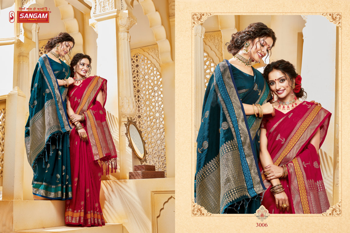 Sangam Presents Indian Handloom Cotton Handloom Sarees