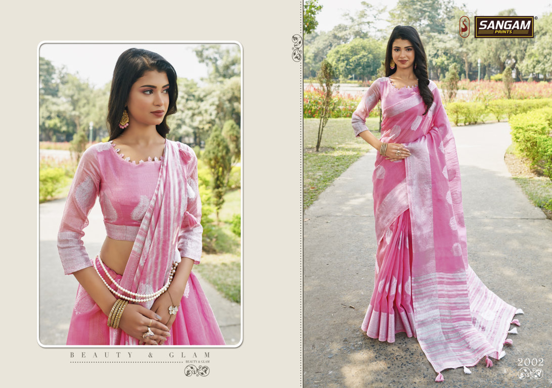 Sangam Presents Pankhudi-3 Sarees Collection