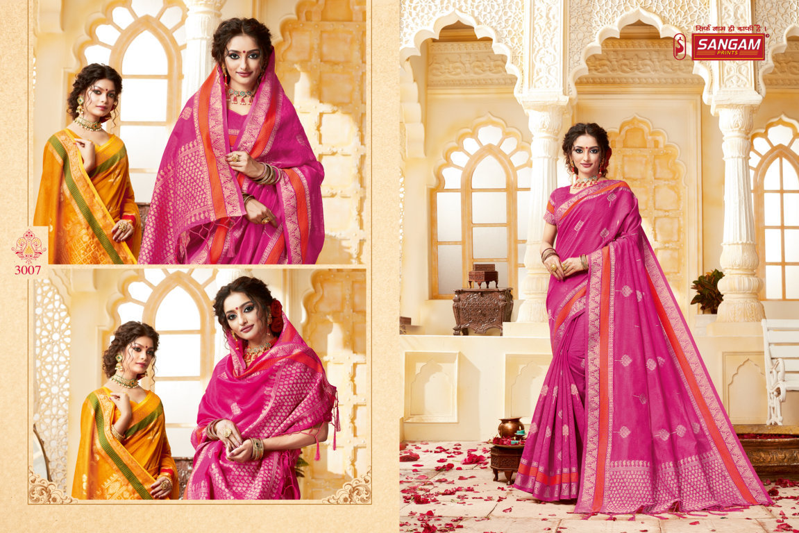 Sangam Presents Indian Handloom Cotton Handloom Sarees