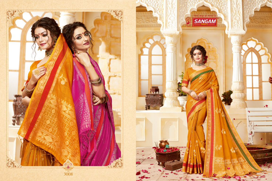 Sangam Presents Indian Handloom Cotton Handloom Sarees