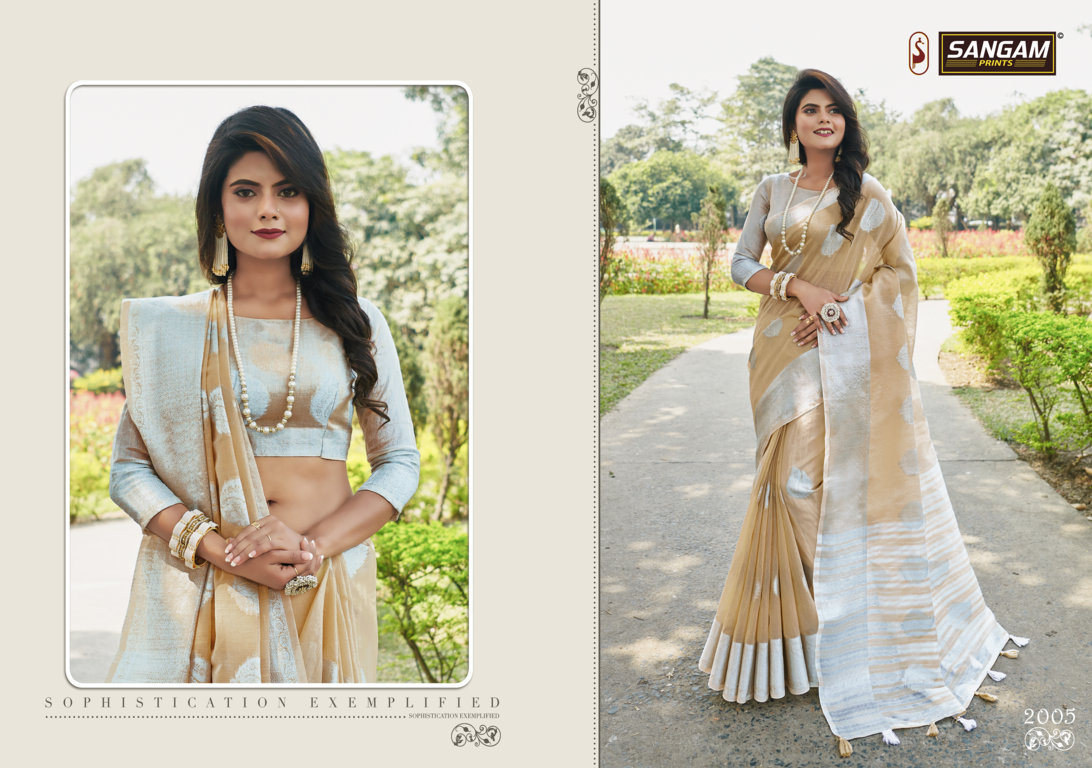 Sangam Presents Pankhudi-3 Sarees Collection