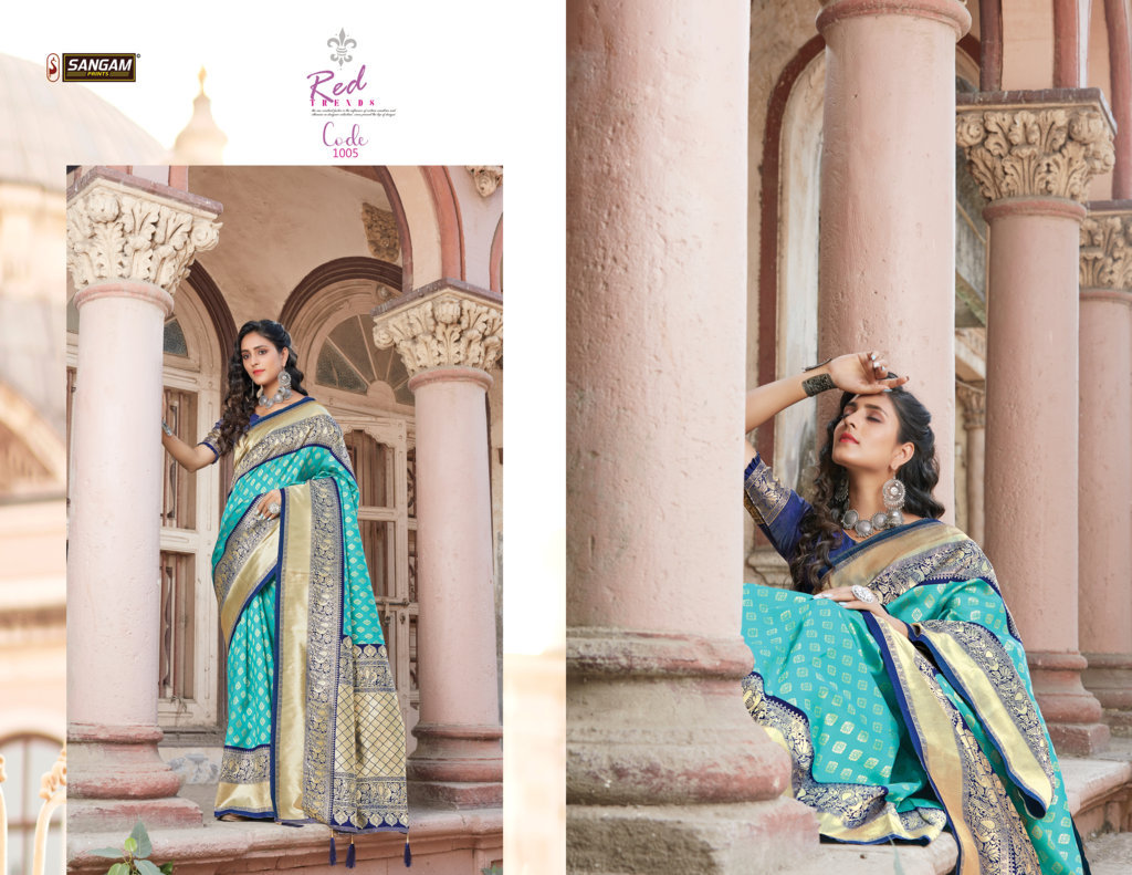 Sangam Presents Goori Zari Weaving Silk Sarees