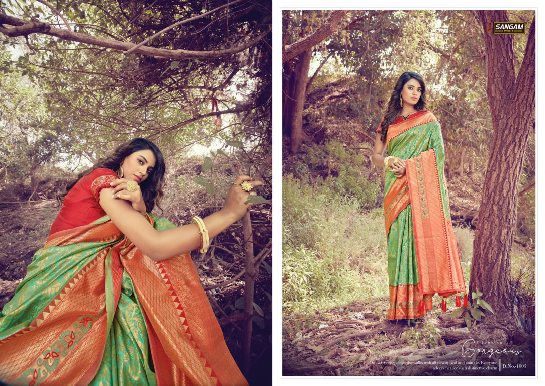 Sangam Presents Tanishq Zari Weaving Silk Sarees