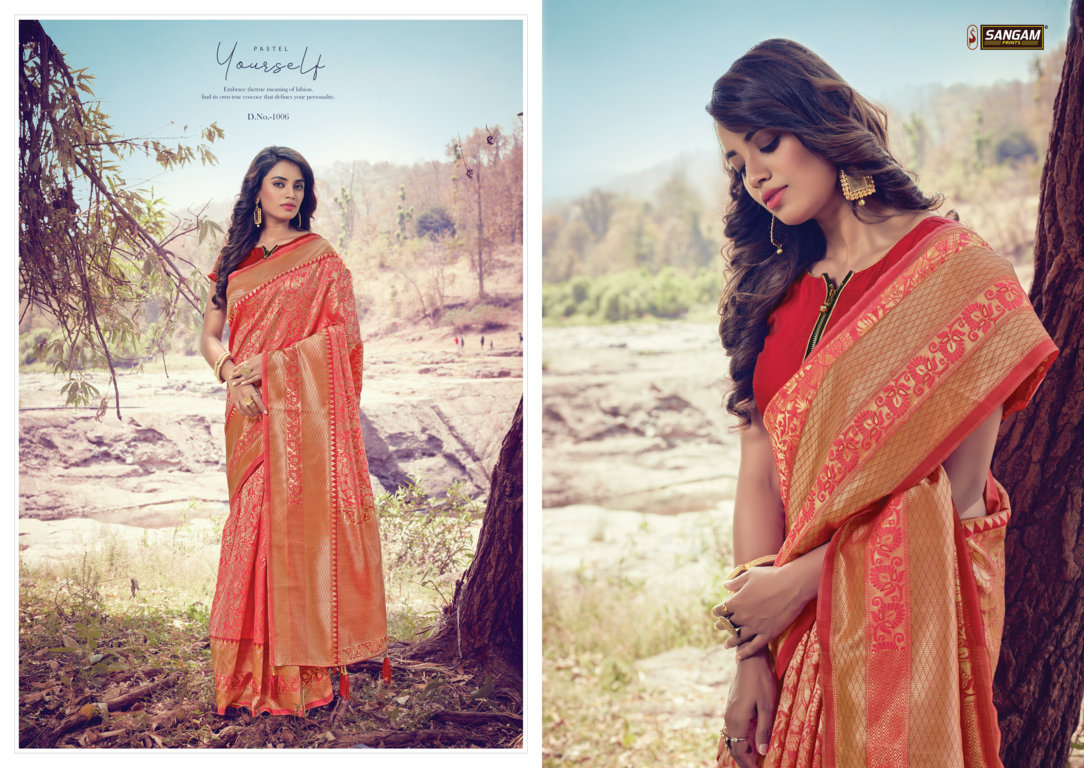 Sangam Presents Tanishq Zari Weaving Silk Sarees