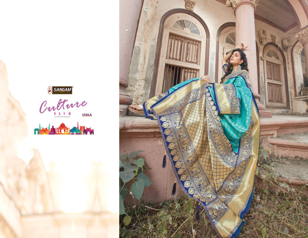 Sangam Presents Goori Zari Weaving Silk Sarees