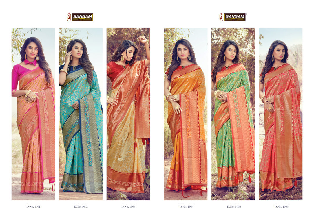 Sangam Presents Tanishq Zari Weaving Silk Sarees