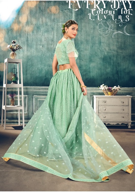 Fc Presesnts Gulmohar 1005 Wedding Wear Lehenga Collection