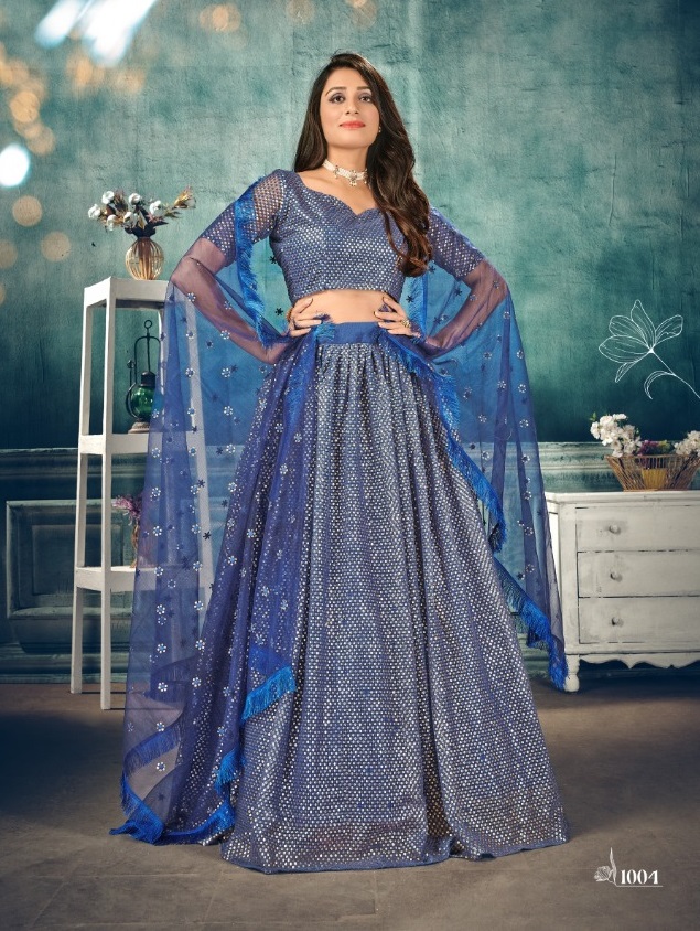 Fc Presents Gulmohar 1004 Wedding Wear Lehenga Collection