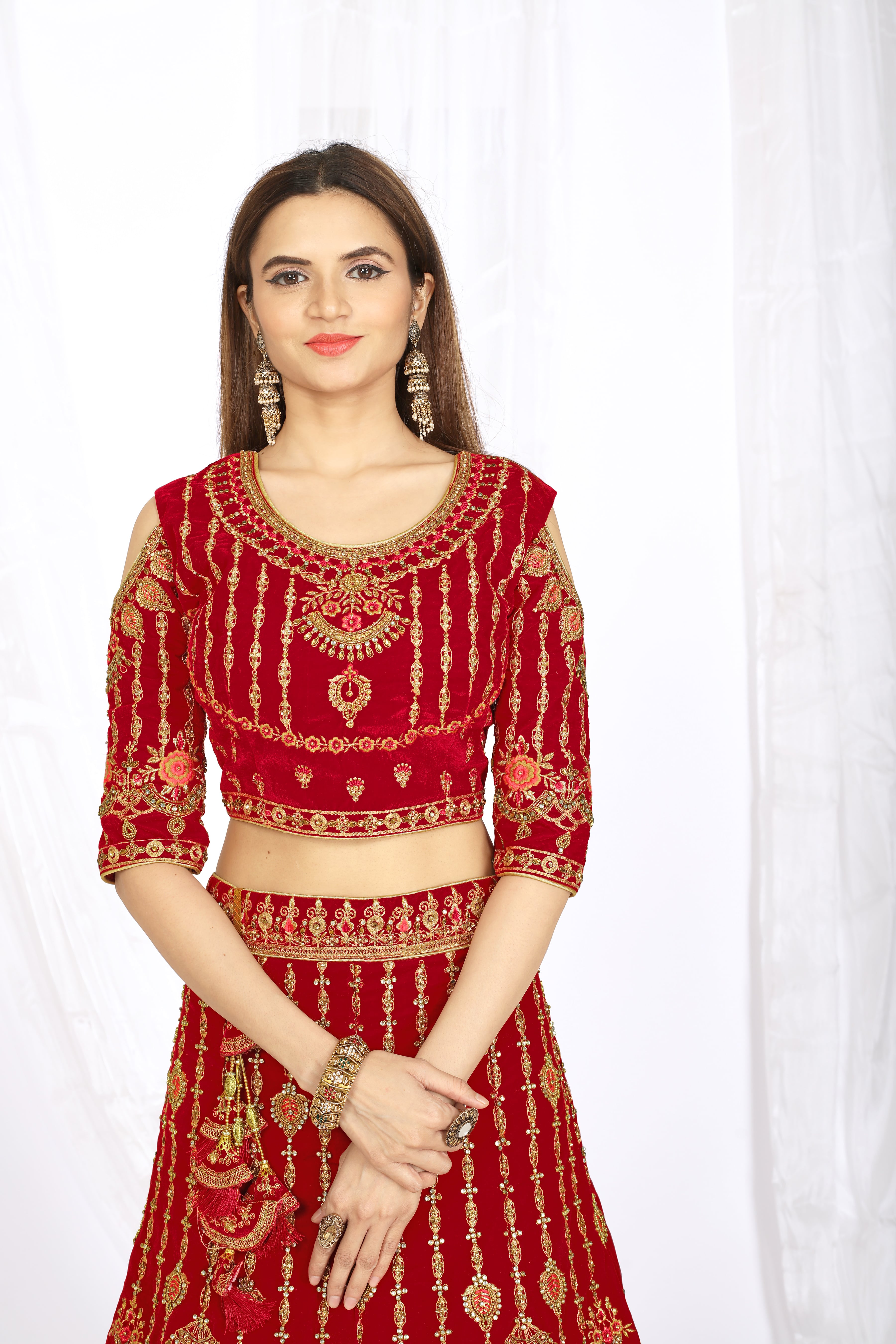 Fc Launching Red Lehengas Designs For Women