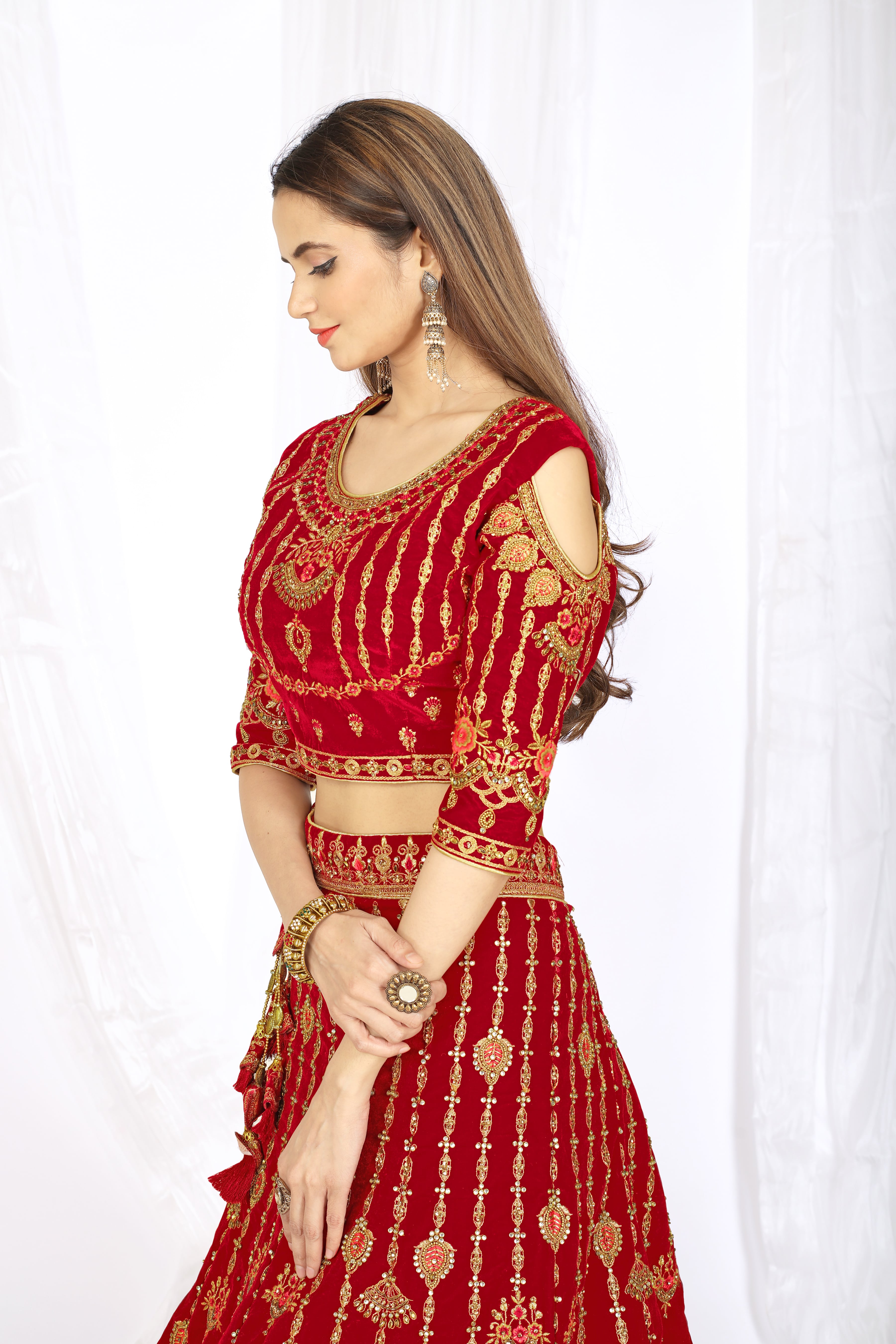 Fc Launching Red Lehengas Designs For Women