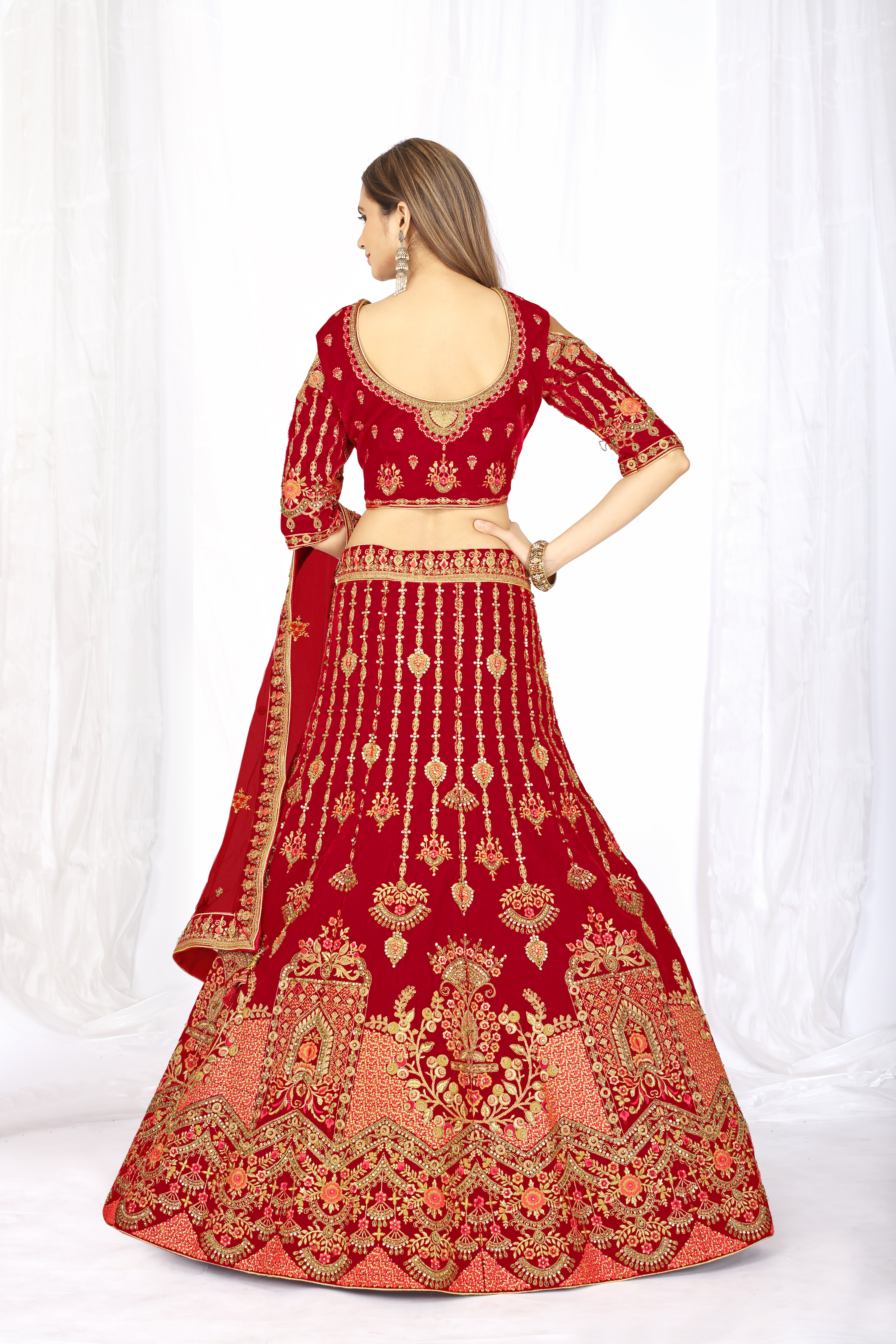 Fc Launching Red Lehengas Designs For Women