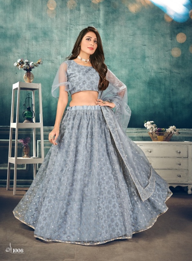 Fc Presents Gulmohar 1006 Wedding Wear Lehenga Collection