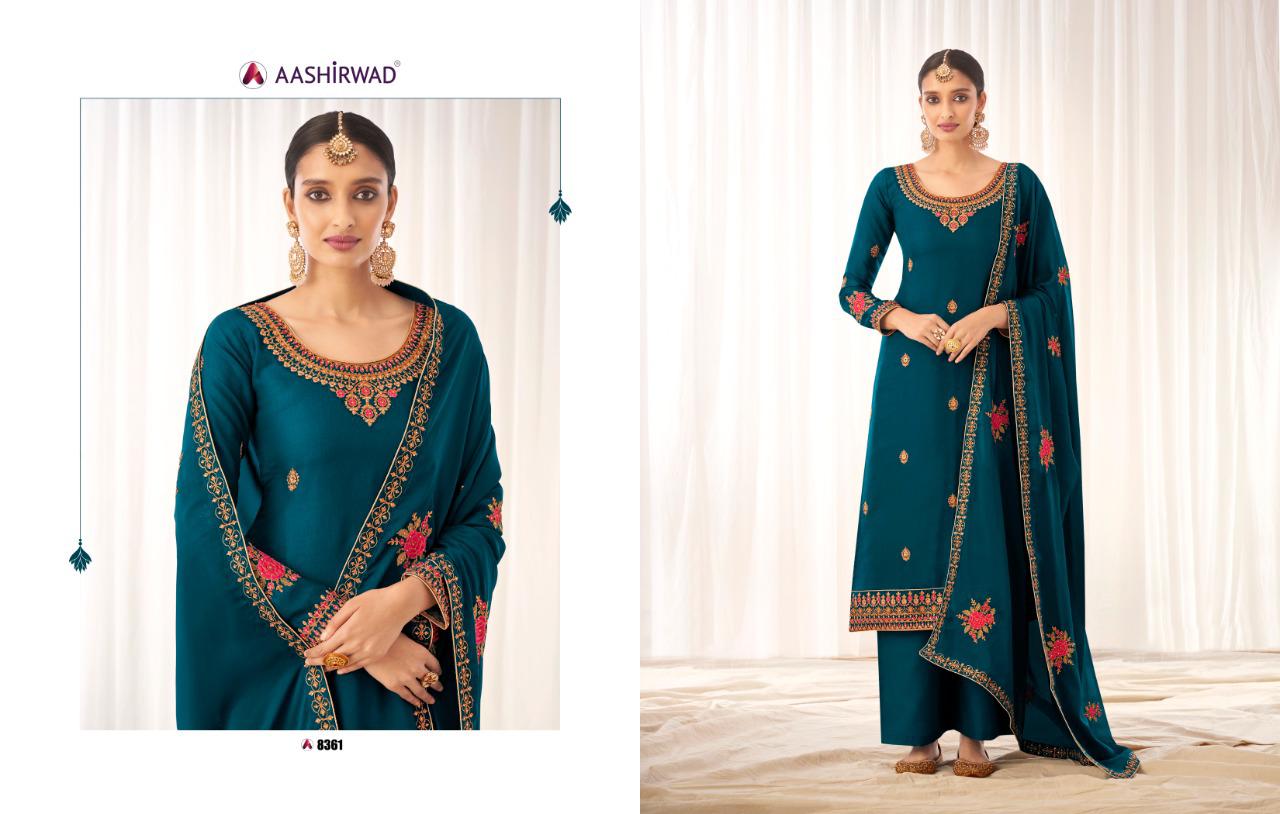Aashirwad Launching  Rashmi Series  8358  Designer Salwar Kameez Collection