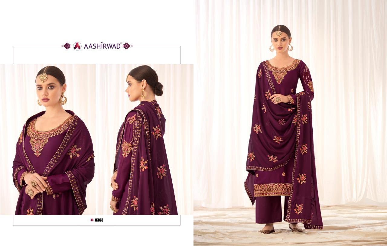 Aashirwad Launching  Rashmi Series  8358  Designer Salwar Kameez Collection