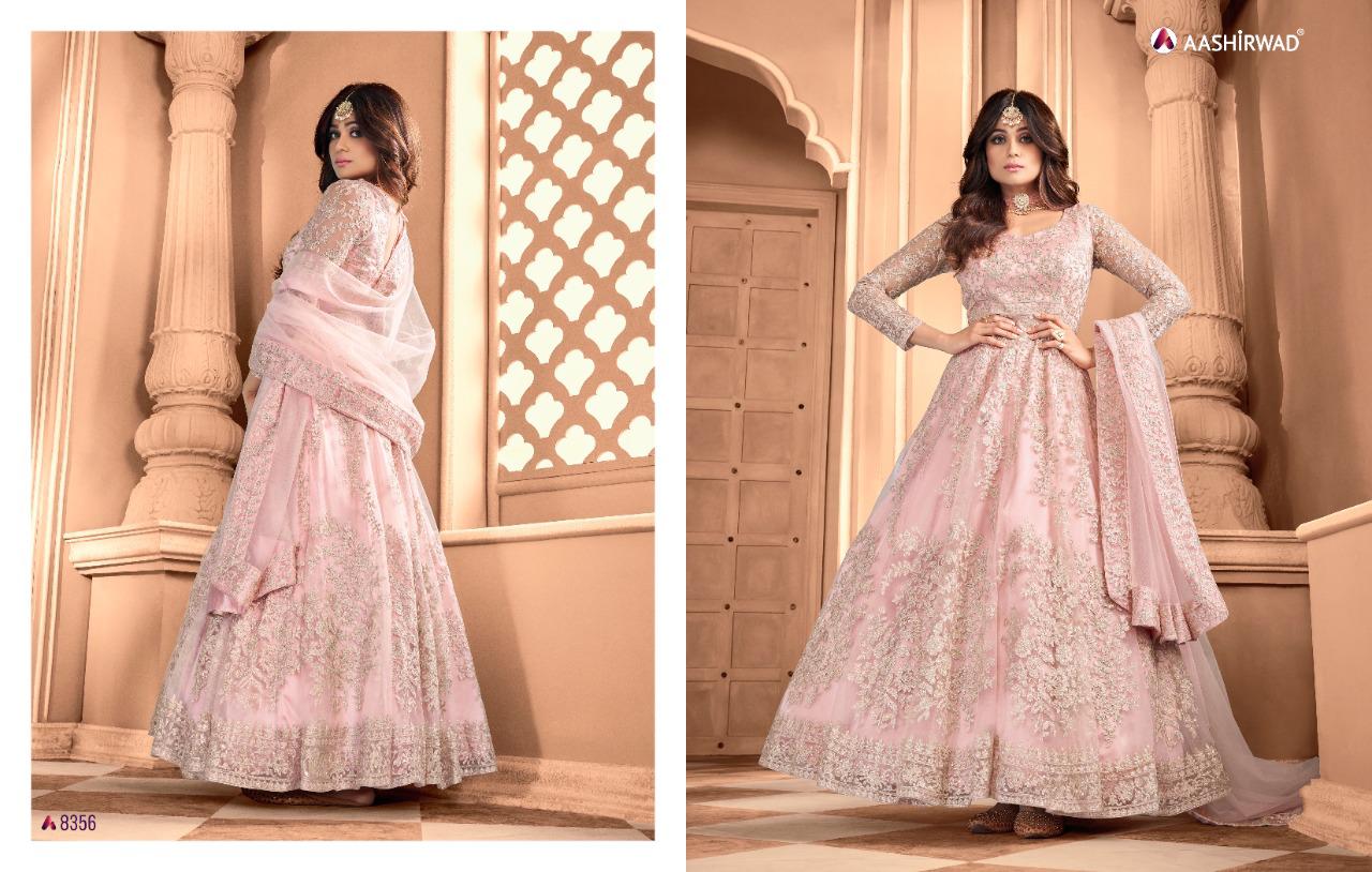 Aashirwad Presents Advika 8354 Series Salwar Kameez Collection