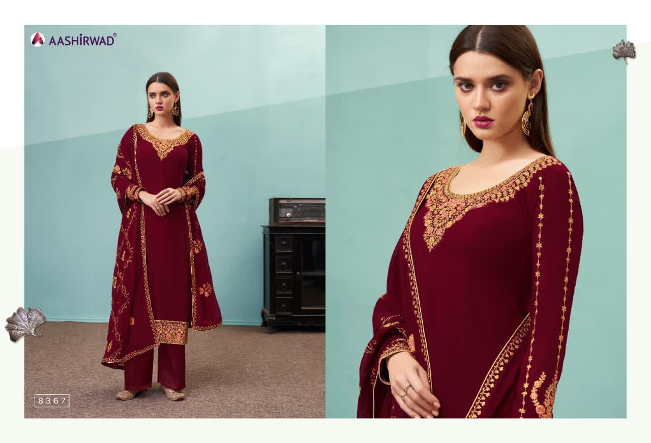 Aashirwad  Presents Tulsi Embroidery Salwar Kameez