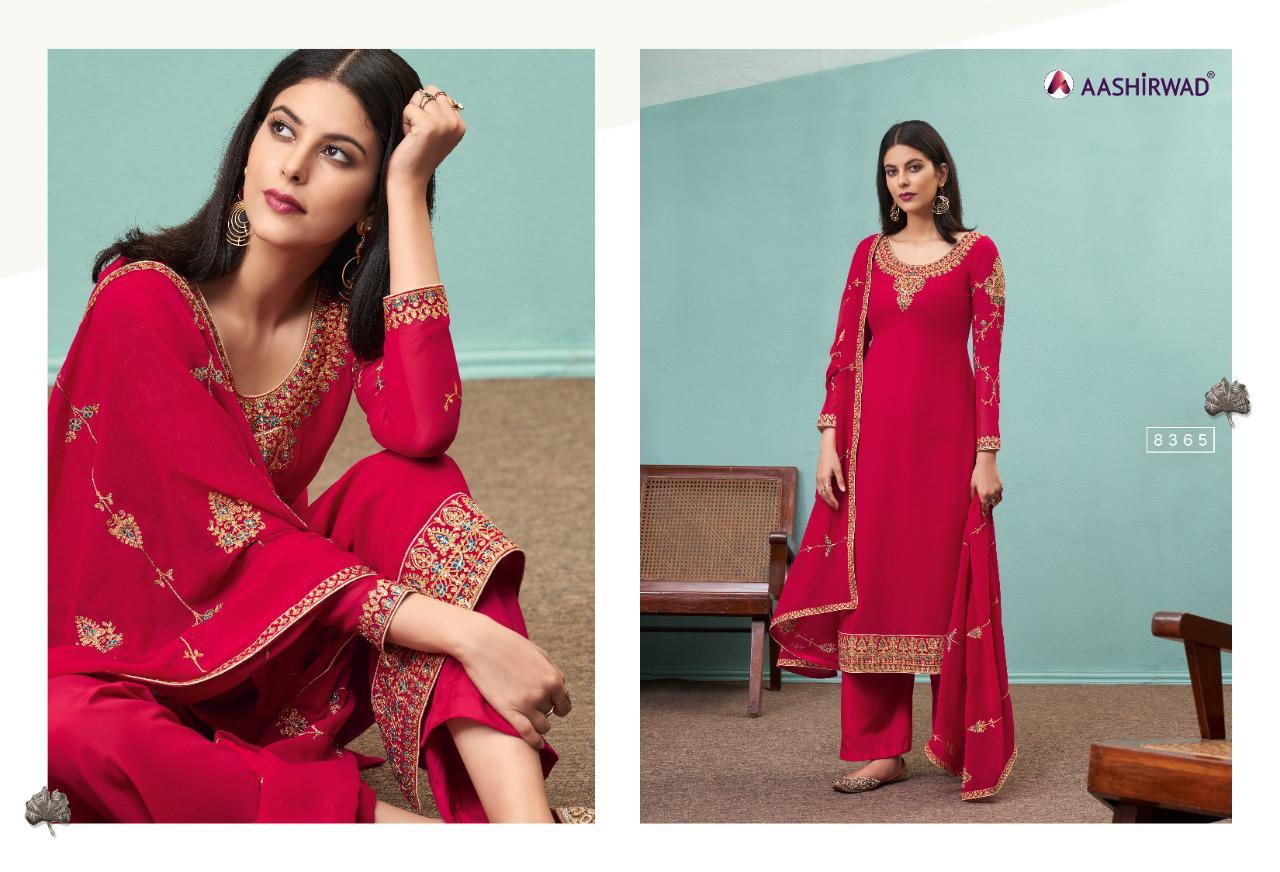 Aashirwad  Presents Tulsi Embroidery Salwar Kameez