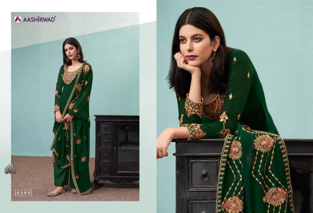 Aashirwad  Presents Tulsi Embroidery Salwar Kameez