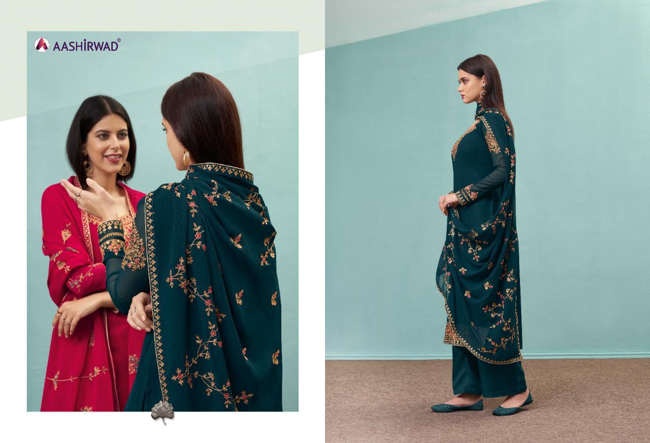 Aashirwad  Presents Tulsi Embroidery Salwar Kameez