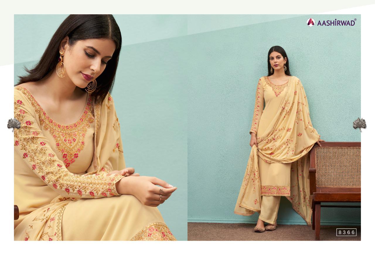 Aashirwad  Presents Tulsi Embroidery Salwar Kameez