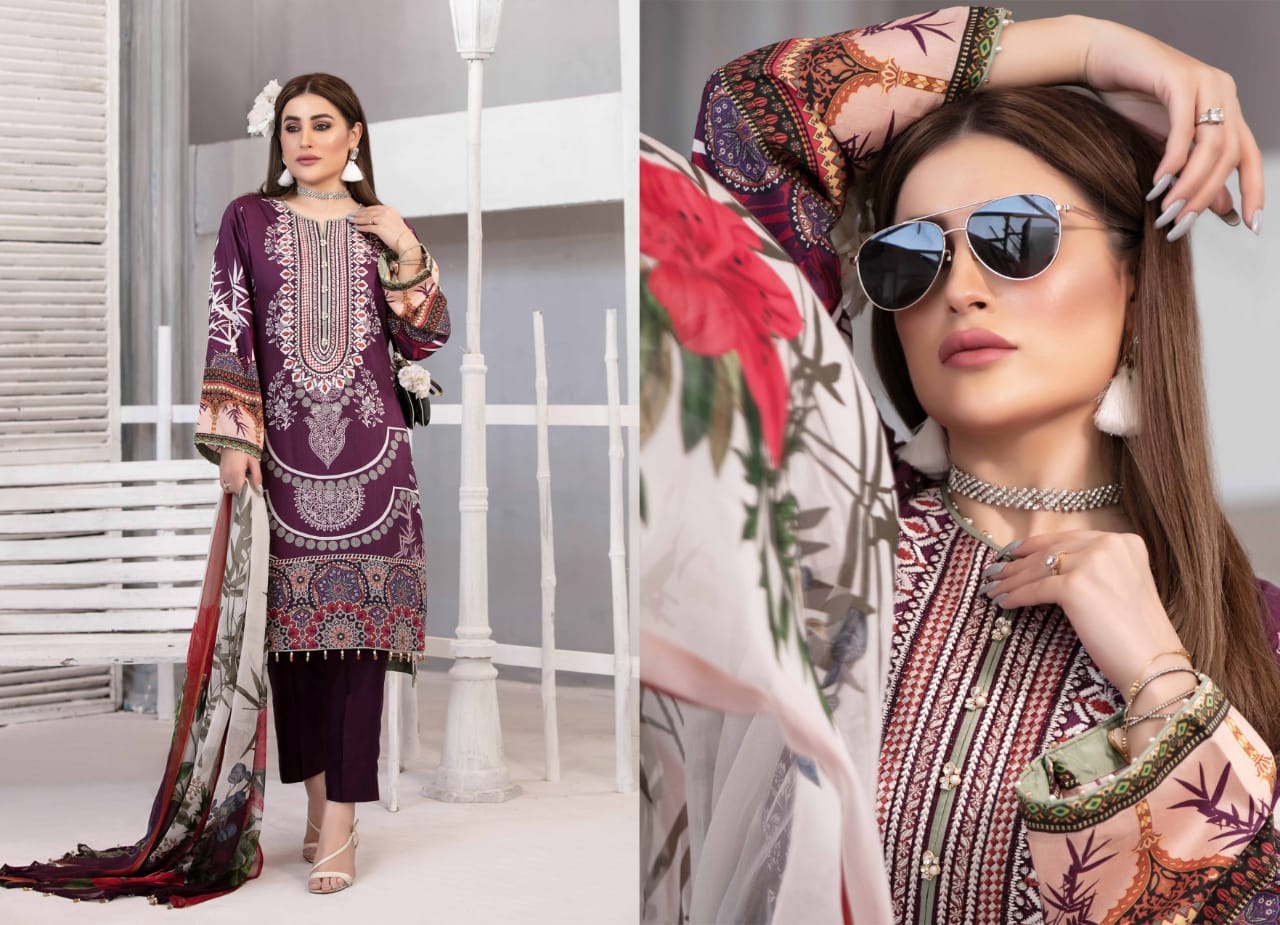 Agha Noor Tawakkal Printed Karachi Dress Catalog