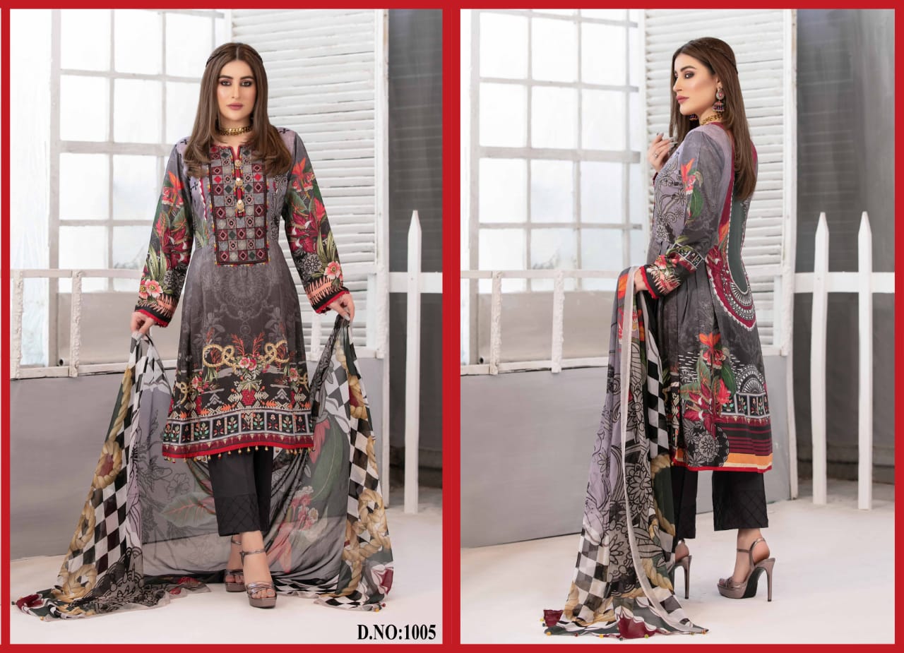 Agha Noor Tawakkal Printed Karachi Dress Catalog
