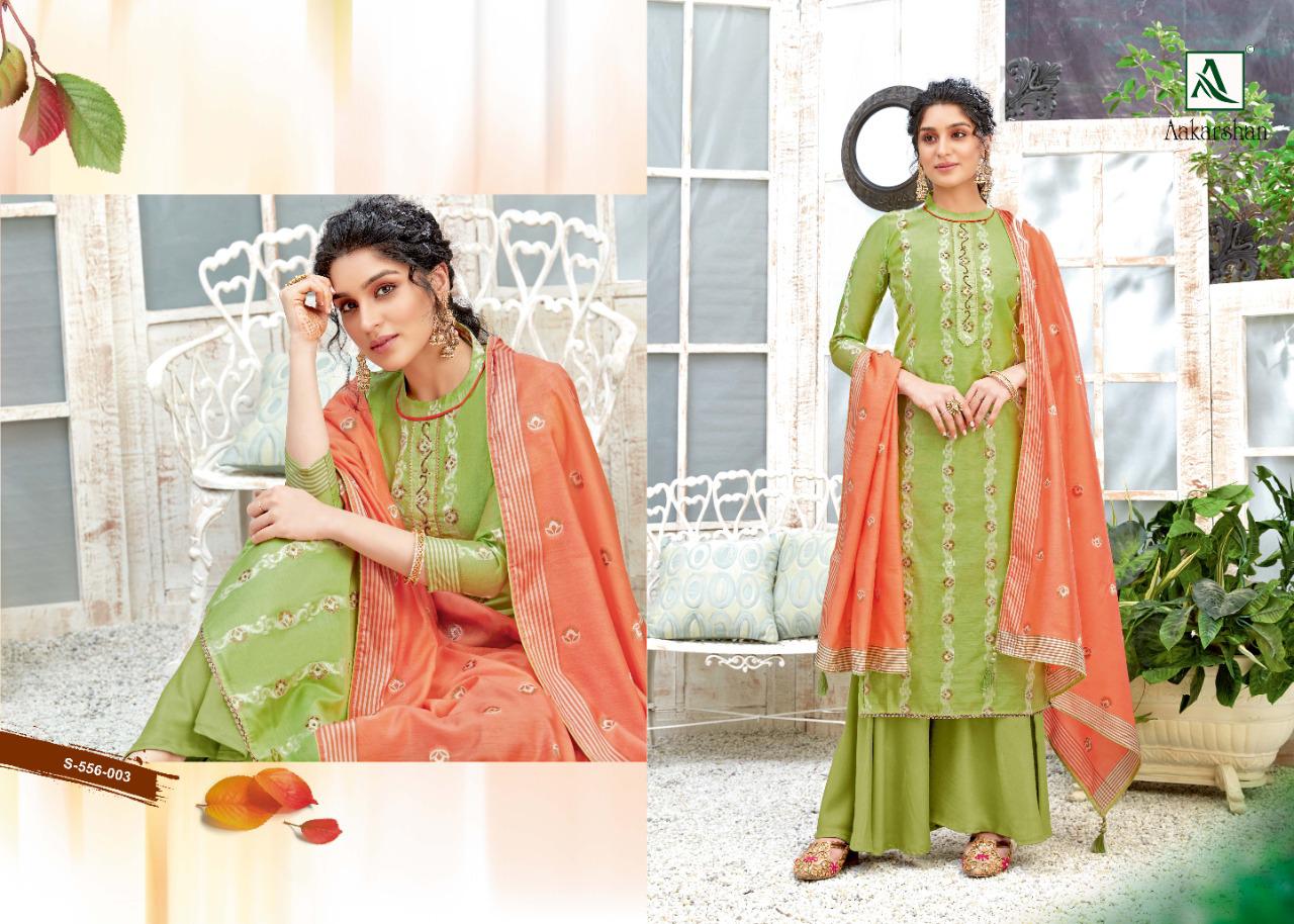 Alok Presents  Aakarshan Exclusive Designer Dress Material