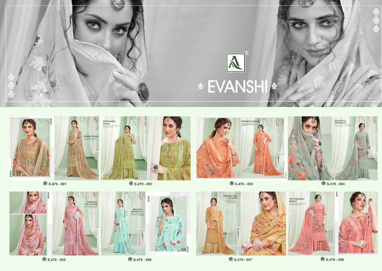 Alok Evanshi  Designer Dress Material Collection