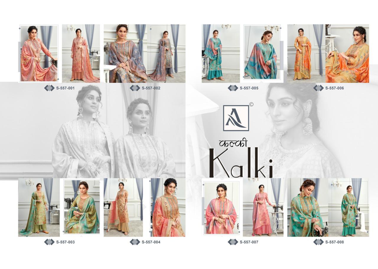 Alok Presents  Kalki Casual Wear Printed Designer Dress Material Collection