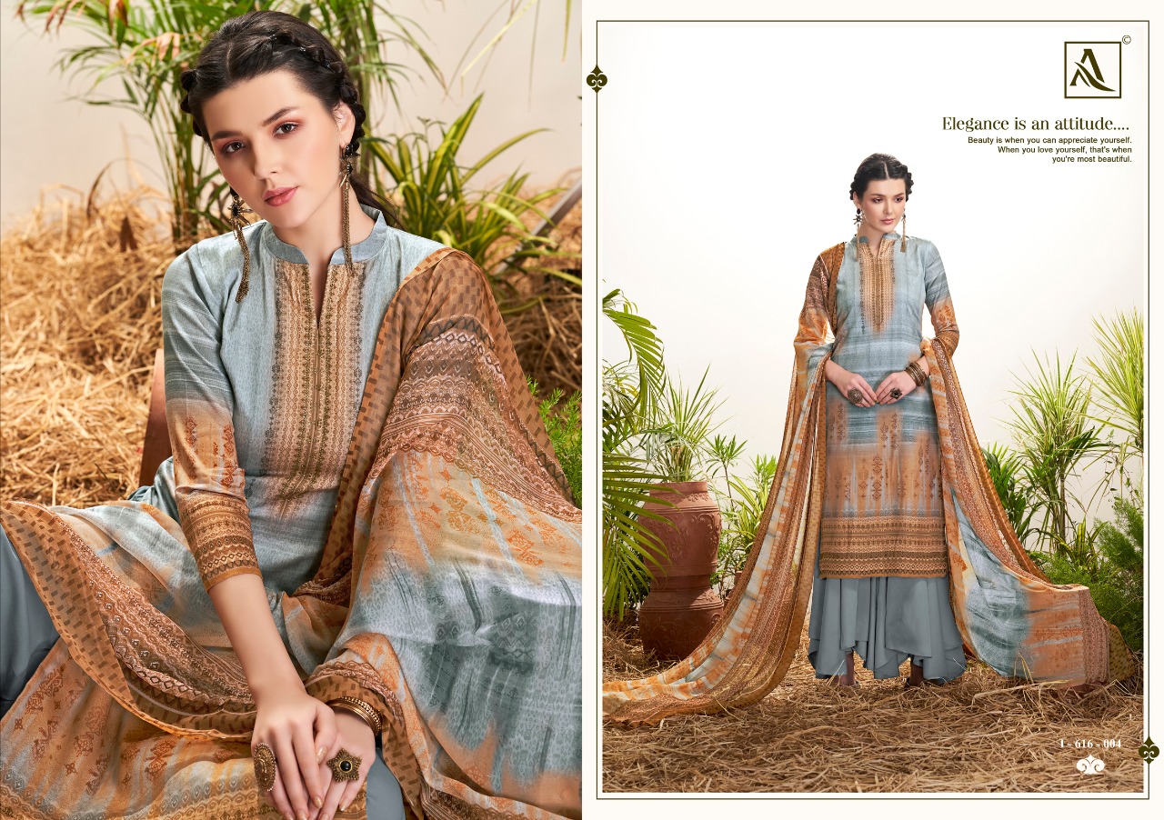 Alok Presents  Kiara Designer Dress Material