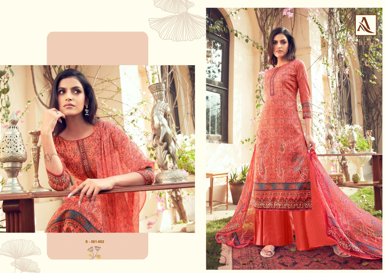 Alok Presents Mehraan Designer Dress Material