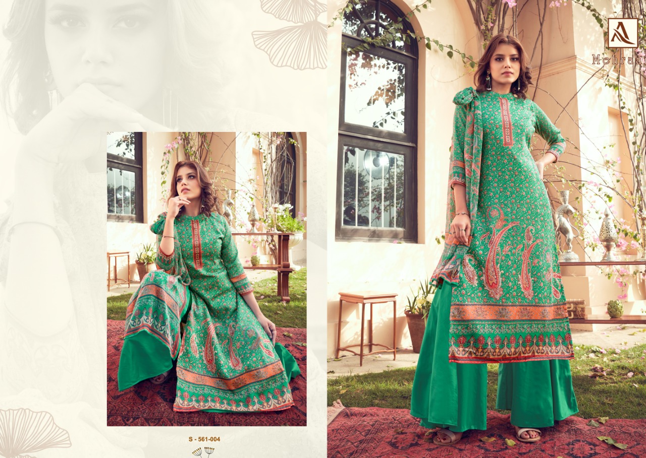 Alok Presents Mehraan Designer Dress Material