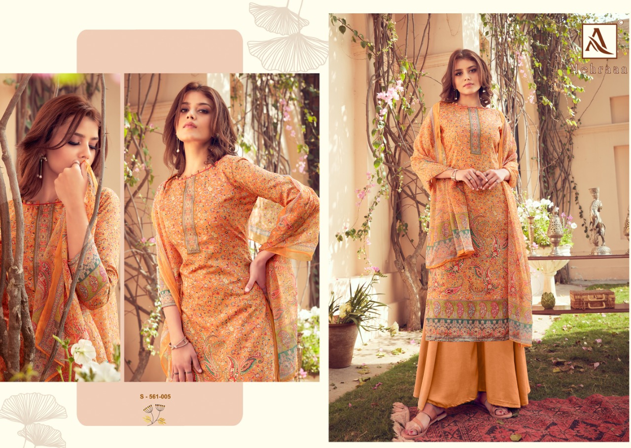 Alok Presents Mehraan Designer Dress Material