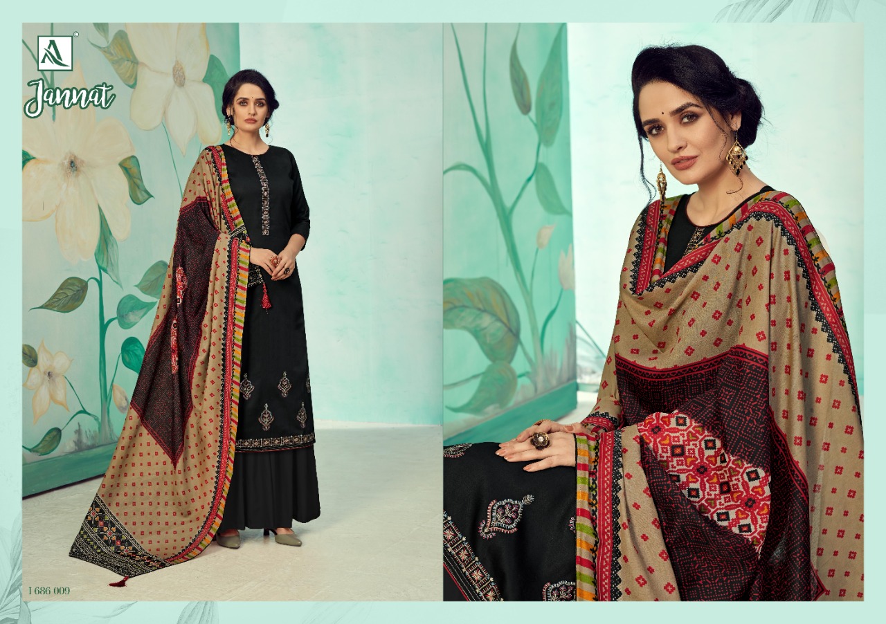 Alok Prsesnts Jannat Designer Dress Material