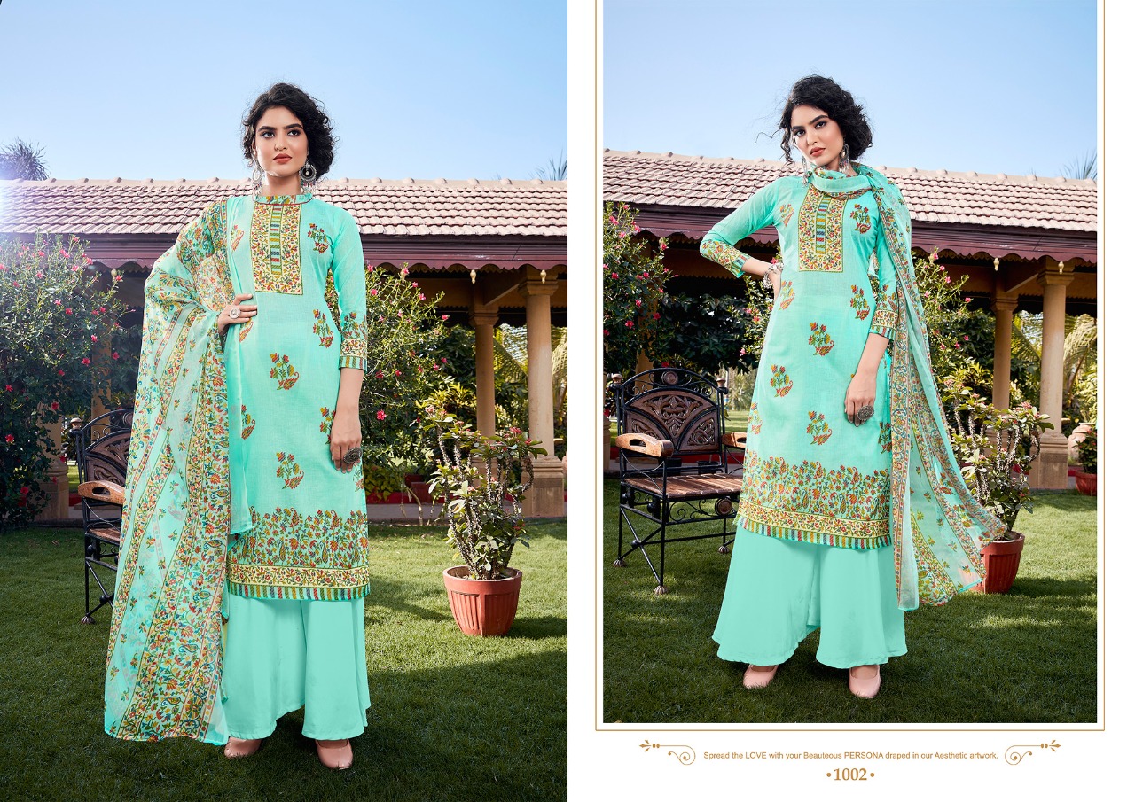 Anita Kesariya  Presents  Simran Digital Print Designer Dress Material