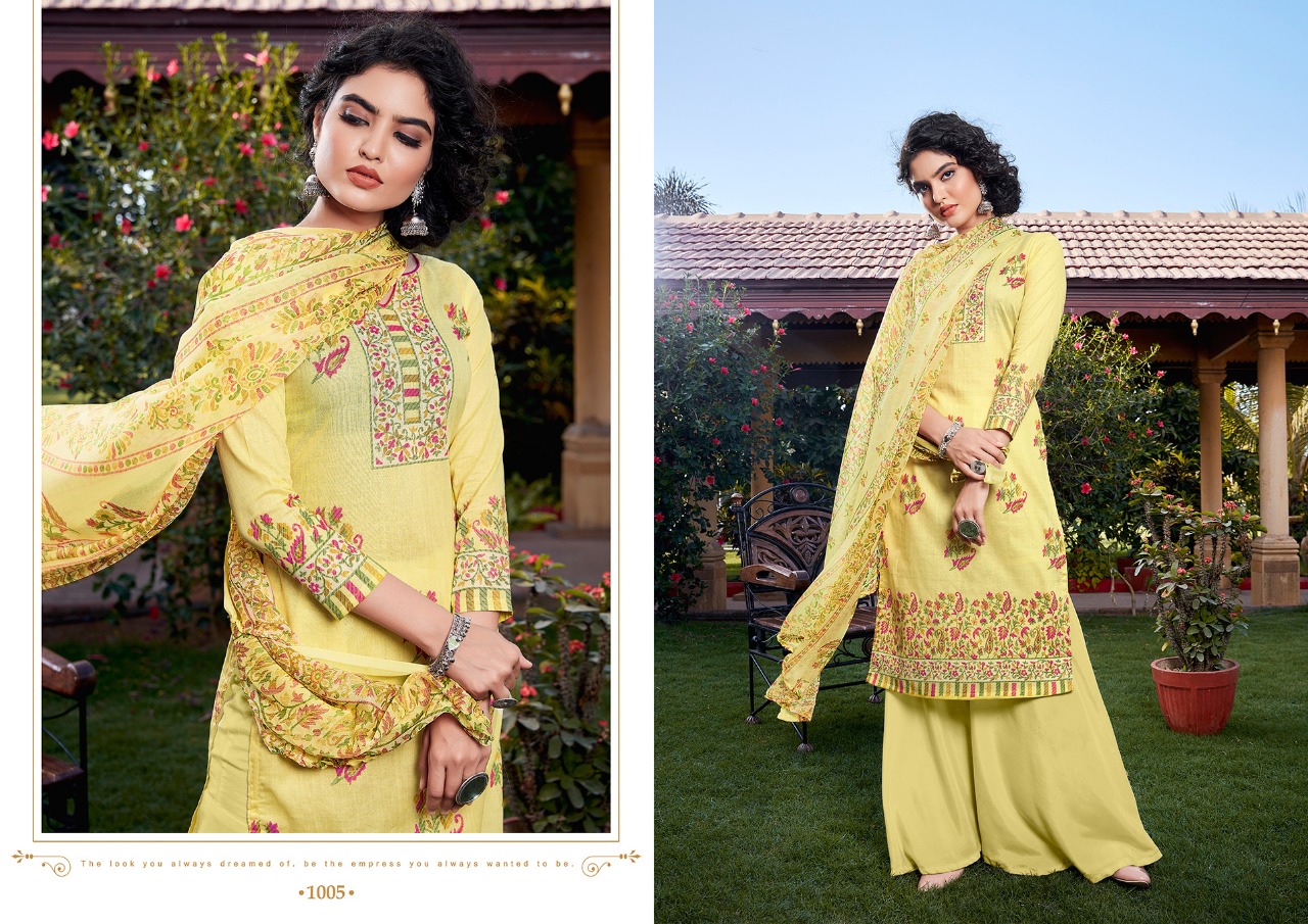 Anita Kesariya  Presents  Simran Digital Print Designer Dress Material