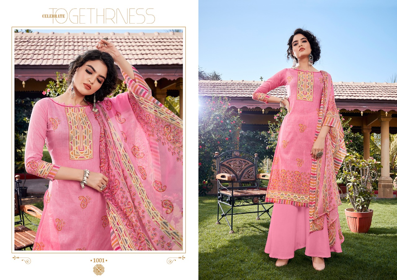 Anita Kesariya  Presents  Simran Digital Print Designer Dress Material