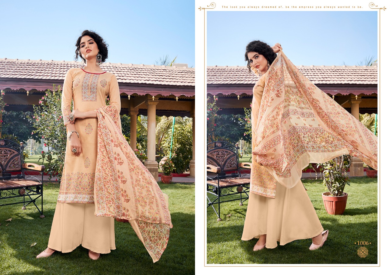 Anita Kesariya  Presents  Simran Digital Print Designer Dress Material