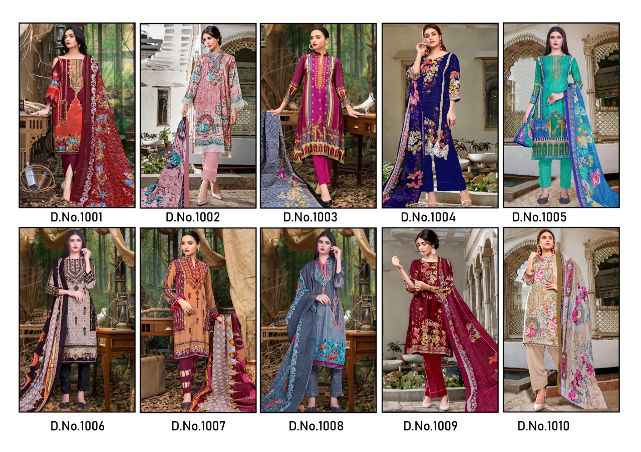 Ayesha Hiba Lawn Cotton Karachi Cotton Dress Market
