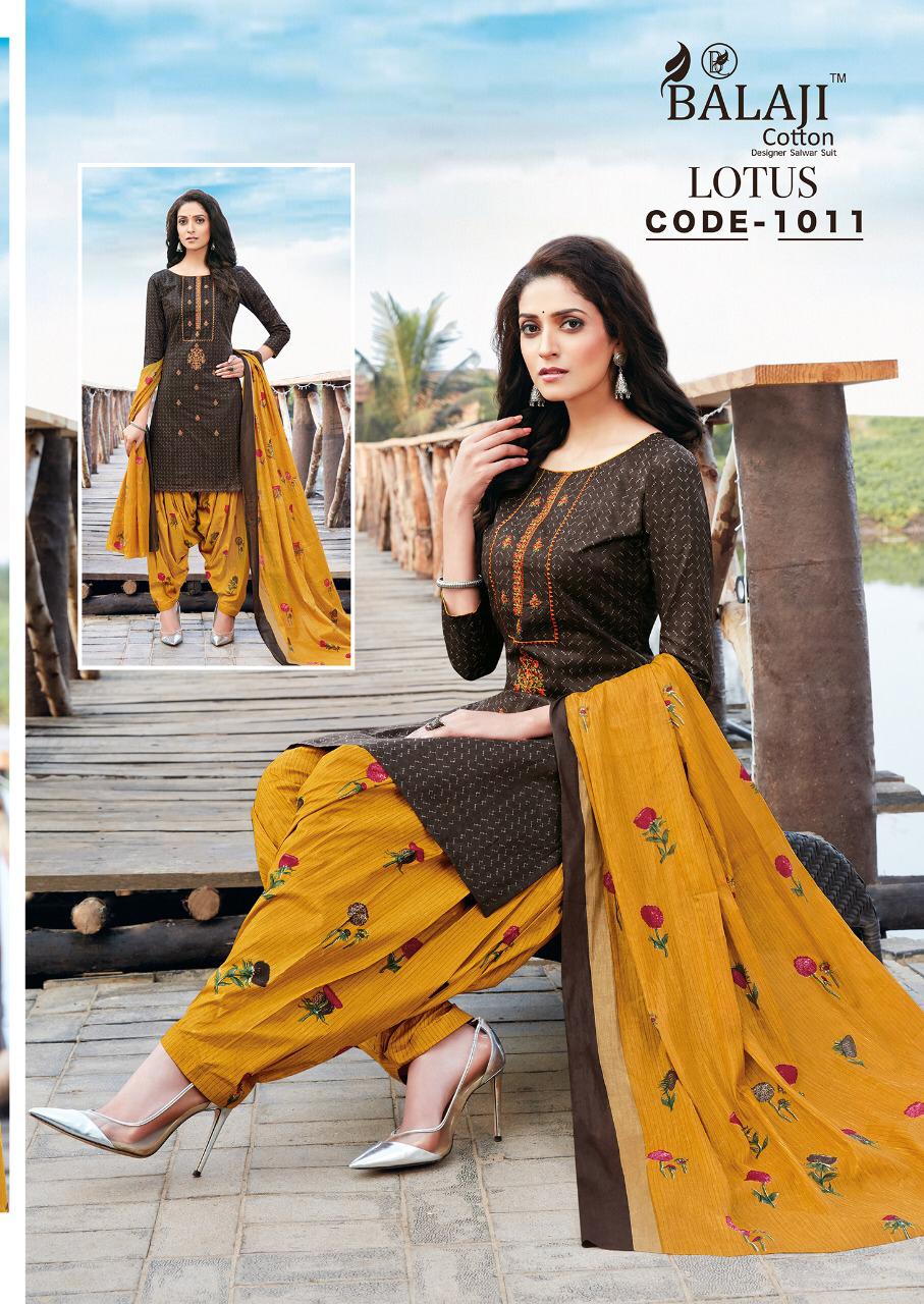 Balaji Presents Cotton Lotus  Vol 1  Cotton Dress Materials