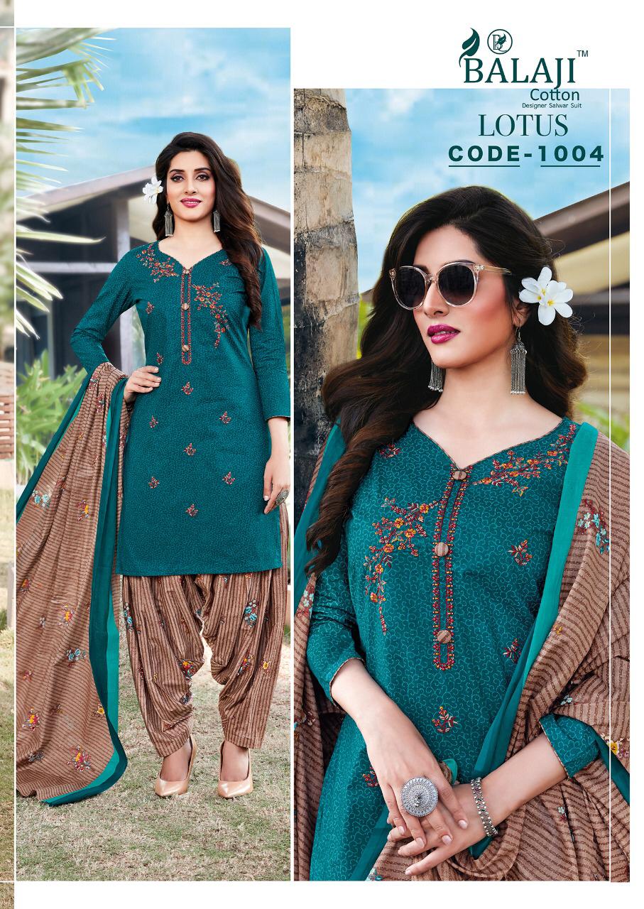 Balaji Presents Cotton Lotus  Vol 1  Cotton Dress Materials